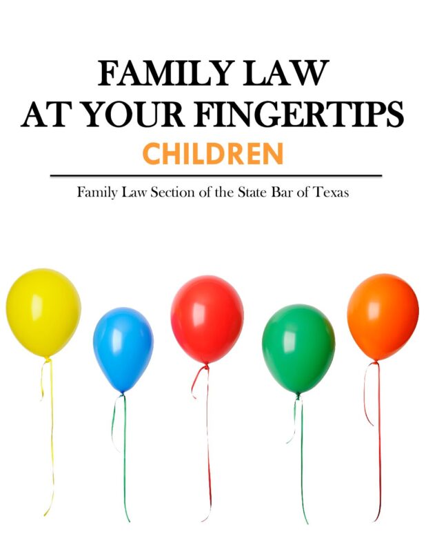 Family Law at Your Fingertips - Children (New August 2025 Edition - Downloadable)